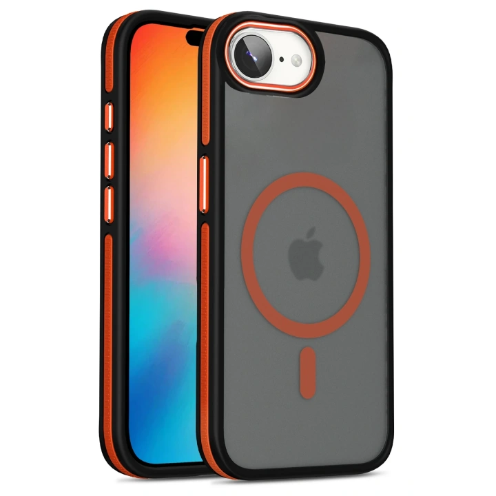 BFS  iPhone 16E Winner Magsafe Kapak - Turuncu