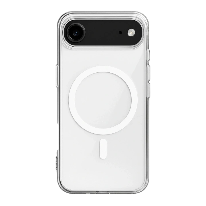 BFS  iPhone 17 Air Kılıf Magneticsafe Şeffaf Silikon - Şeffaf