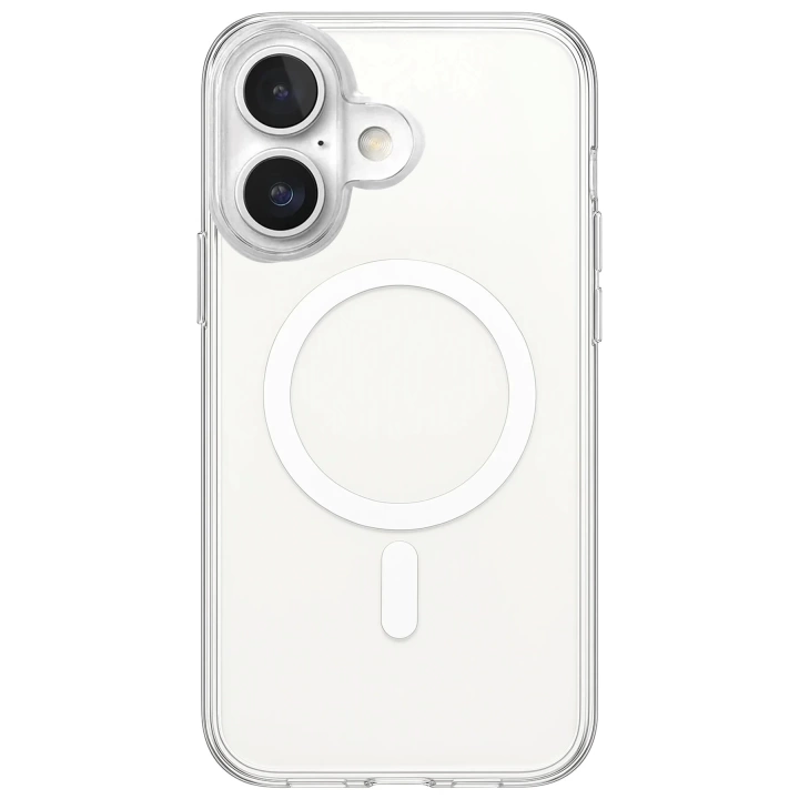 BFS iPhone 17 Kılıf Magneticsafe Şeffaf Silikon - Şeffaf