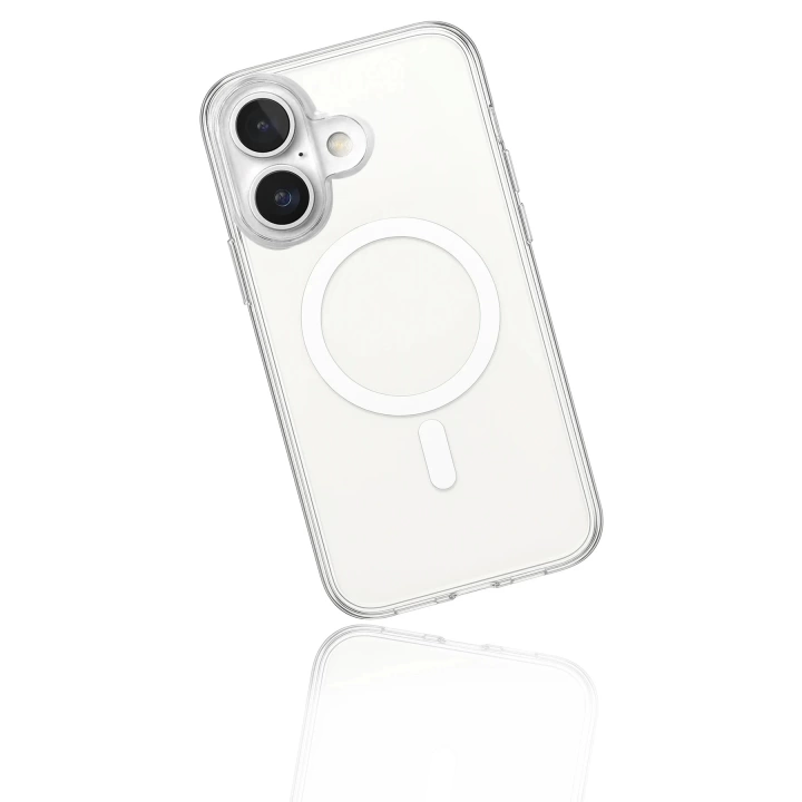BFS iPhone 17 Kılıf Magneticsafe Şeffaf Silikon - Şeffaf