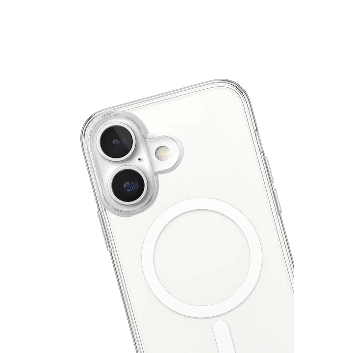 BFS iPhone 17 Kılıf Magneticsafe Şeffaf Silikon - Şeffaf