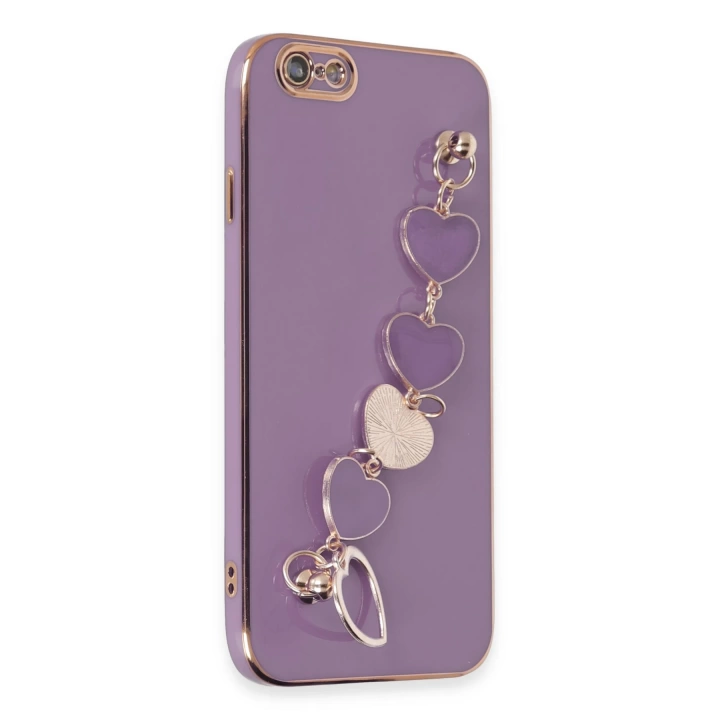 BFS  iPhone 6 Kılıf Esila Silikon - Mor