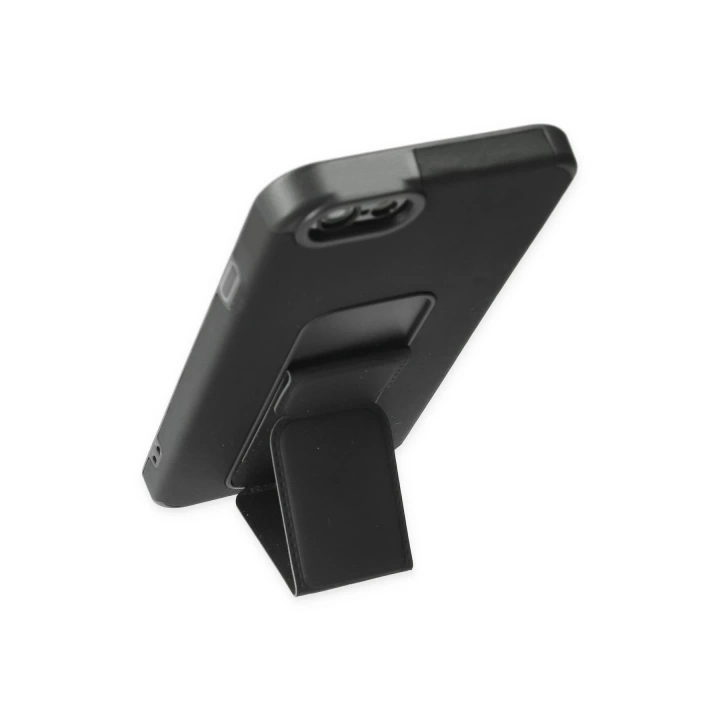 BFS  iPhone 6 Kılıf Mega Standlı Silikon - Siyah