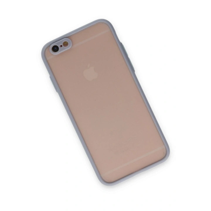 BFS  iPhone 6 Kılıf Montreal Silikon Kapak - Gri