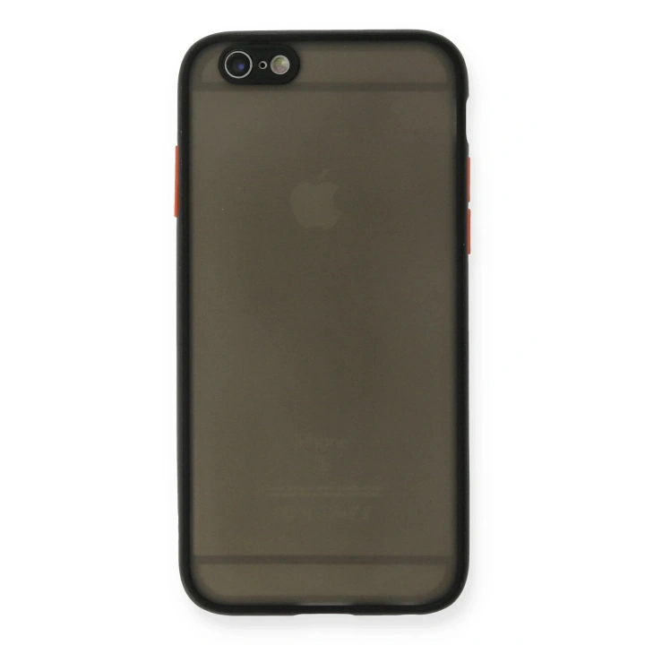 BFS  iPhone 6 Kılıf Montreal Silikon Kapak - Siyah