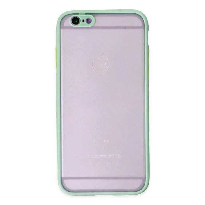 BFS  iPhone 6 Kılıf Montreal Silikon Kapak - Turkuaz