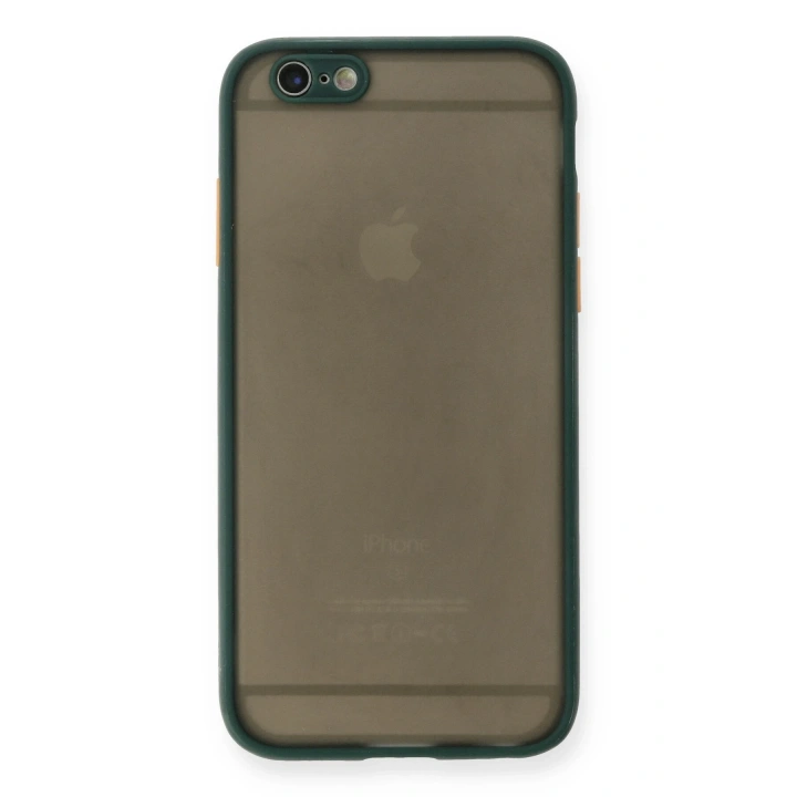 BFS  iPhone 6 Kılıf Montreal Silikon Kapak - Yeşil