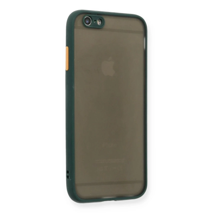 BFS  iPhone 6 Kılıf Montreal Silikon Kapak - Yeşil