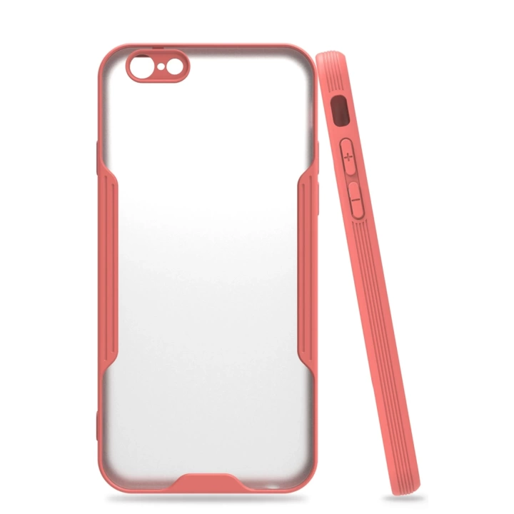 BFS  iPhone 6 Kılıf Platin Silikon - Pembe