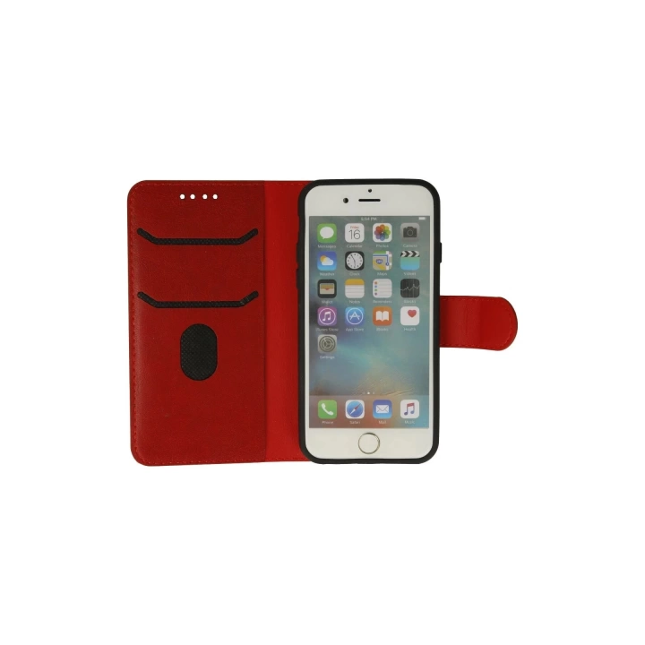 BFS  iPhone 6 Kılıf Trend S Plus Kapaklı Kılıf - Kırmızı
