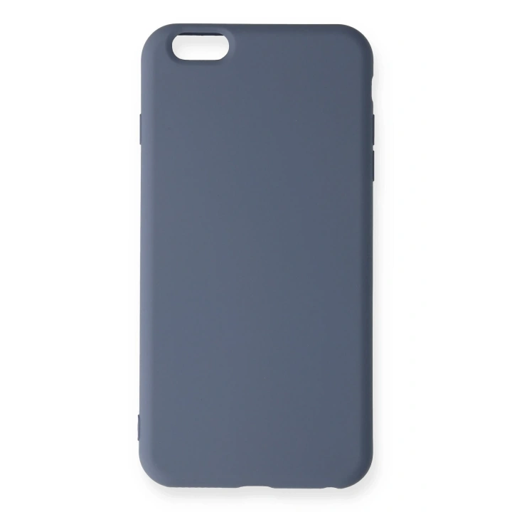 BFS  iPhone 6 Plus Kılıf Nano içi Kadife Silikon - Gri