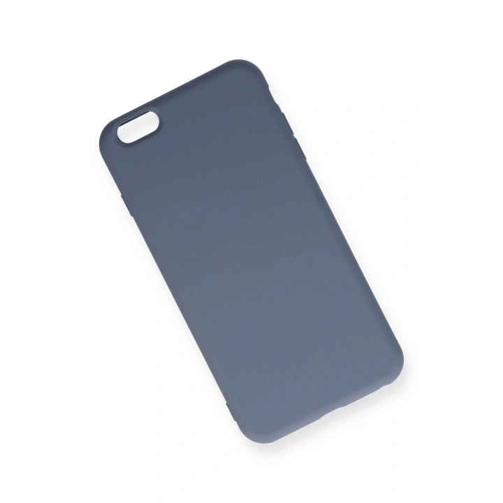 BFS iPhone 6 Plus Kılıf Nano içi Kadife Silikon - Gri