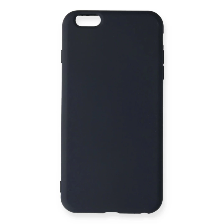 BFS  iPhone 6 Plus Kılıf Nano içi Kadife Silikon - Lacivert