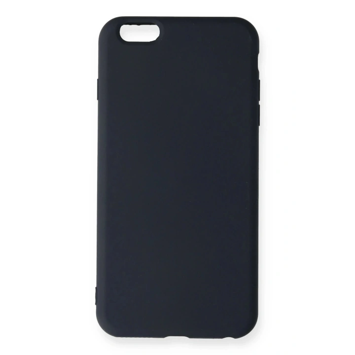 BFS iPhone 6 Plus Kılıf Nano içi Kadife Silikon - Lacivert