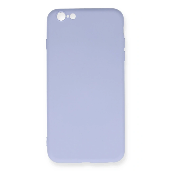 BFS  iPhone 6 Plus Kılıf Nano içi Kadife Silikon - Lila