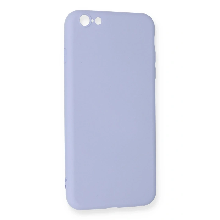 BFS  iPhone 6 Plus Kılıf Nano içi Kadife Silikon - Lila