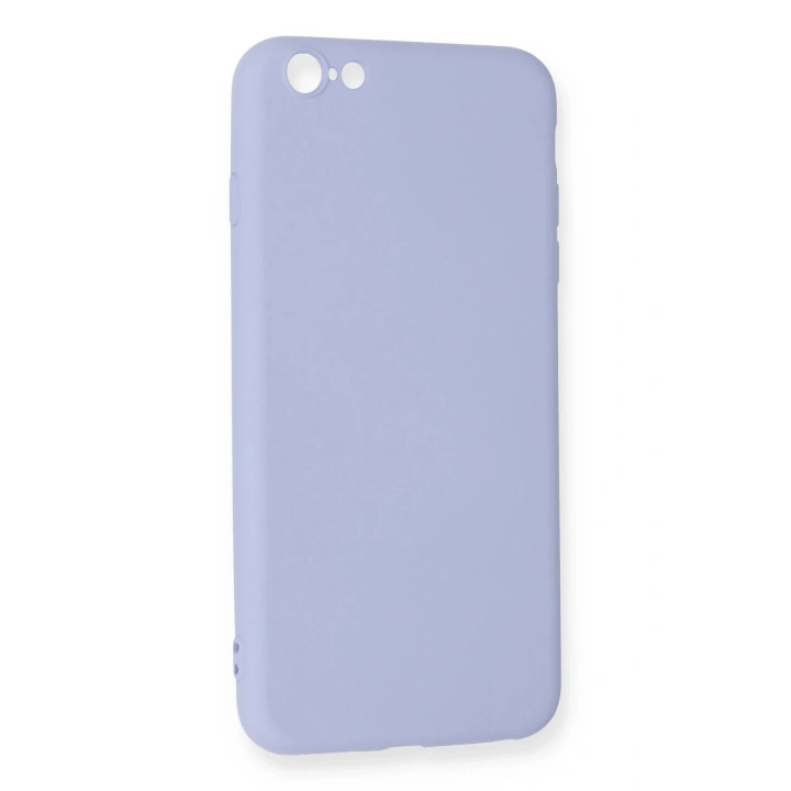 BFS iPhone 6 Plus Kılıf Nano içi Kadife Silikon - Lila