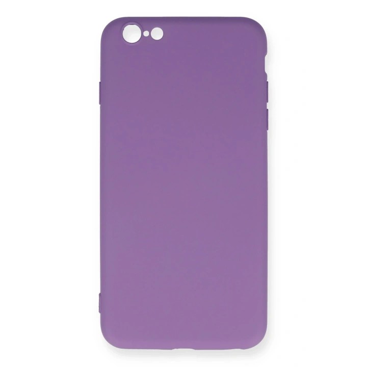 BFS  iPhone 6 Plus Kılıf Nano içi Kadife Silikon - Mor