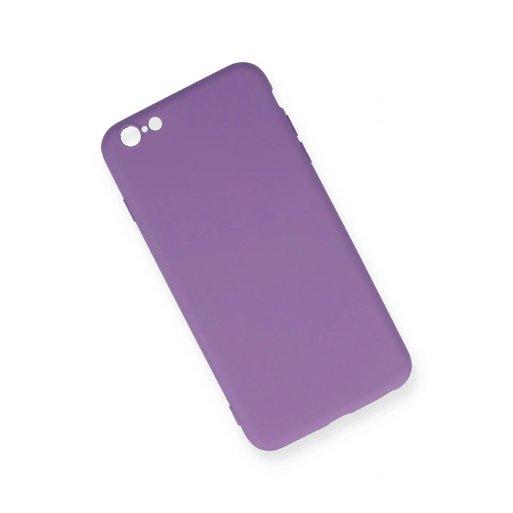 BFS  iPhone 6 Plus Kılıf Nano içi Kadife Silikon - Mor
