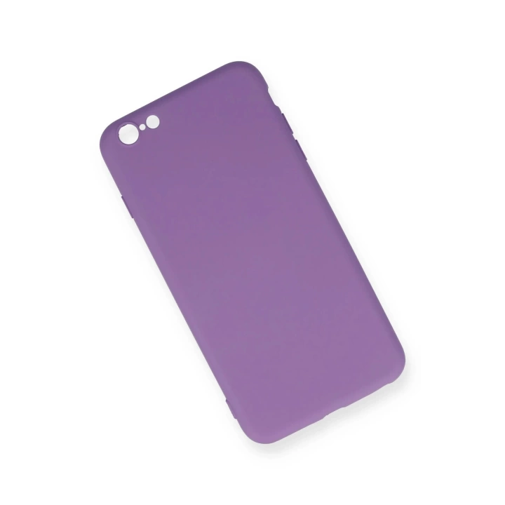 BFS  iPhone 6 Plus Kılıf Nano içi Kadife Silikon - Mor