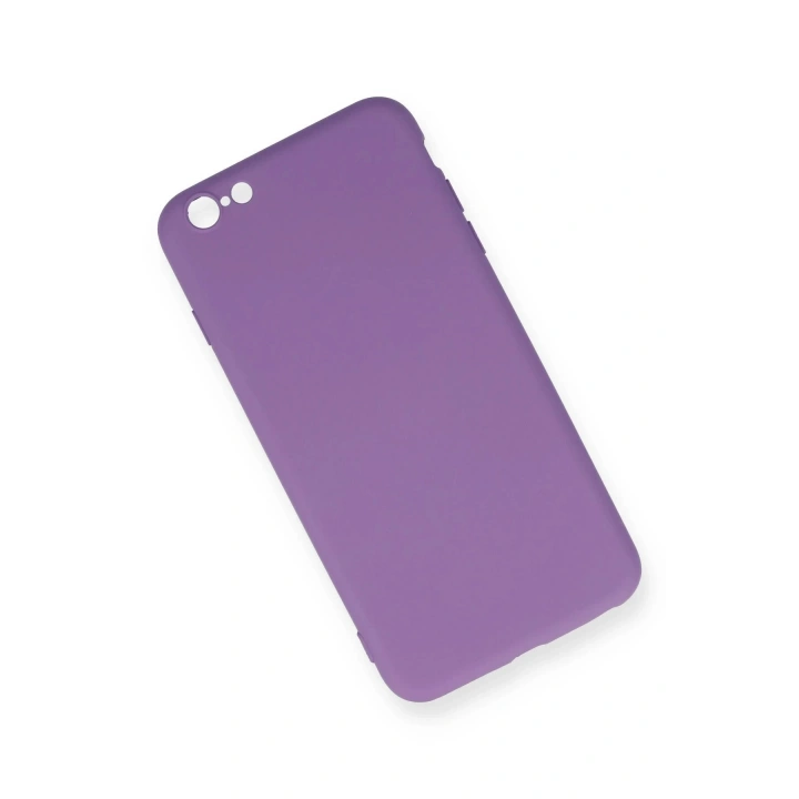 BFS iPhone 6 Plus Kılıf Nano içi Kadife Silikon - Mor