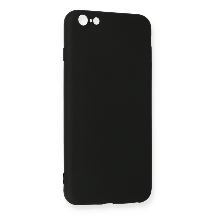 BFS  iPhone 6 Plus Kılıf Nano içi Kadife Silikon - Siyah