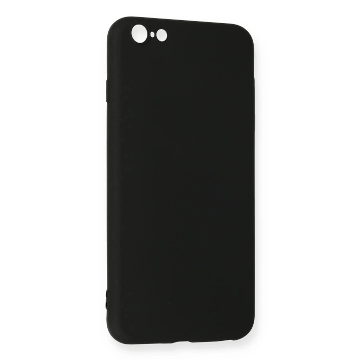 BFS iPhone 6 Plus Kılıf Nano içi Kadife Silikon - Siyah