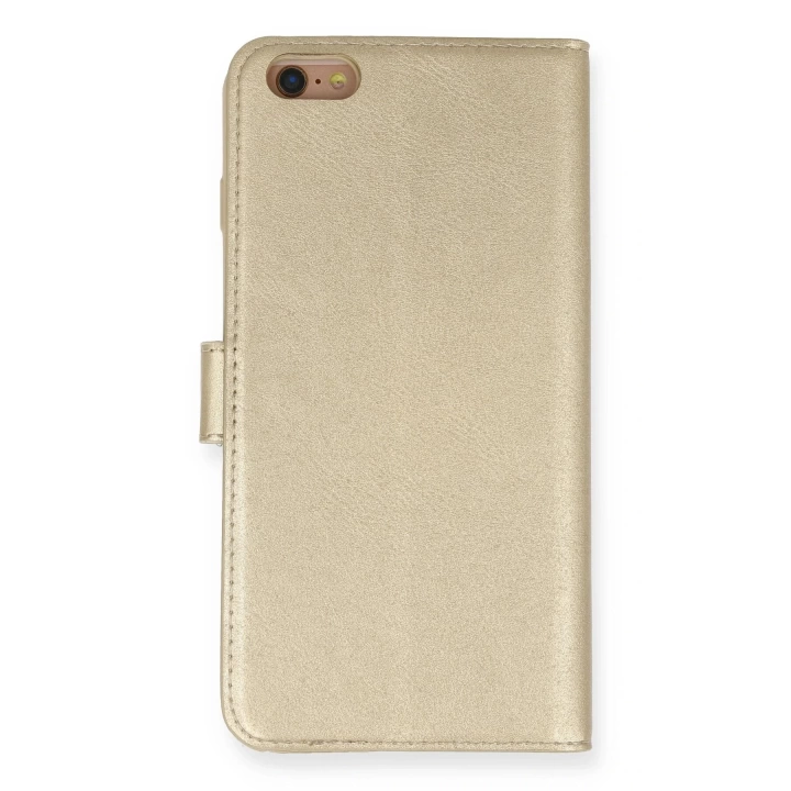 BFS  iPhone 6 Plus Kılıf Trend S Plus Kapaklı Kılıf - Gold