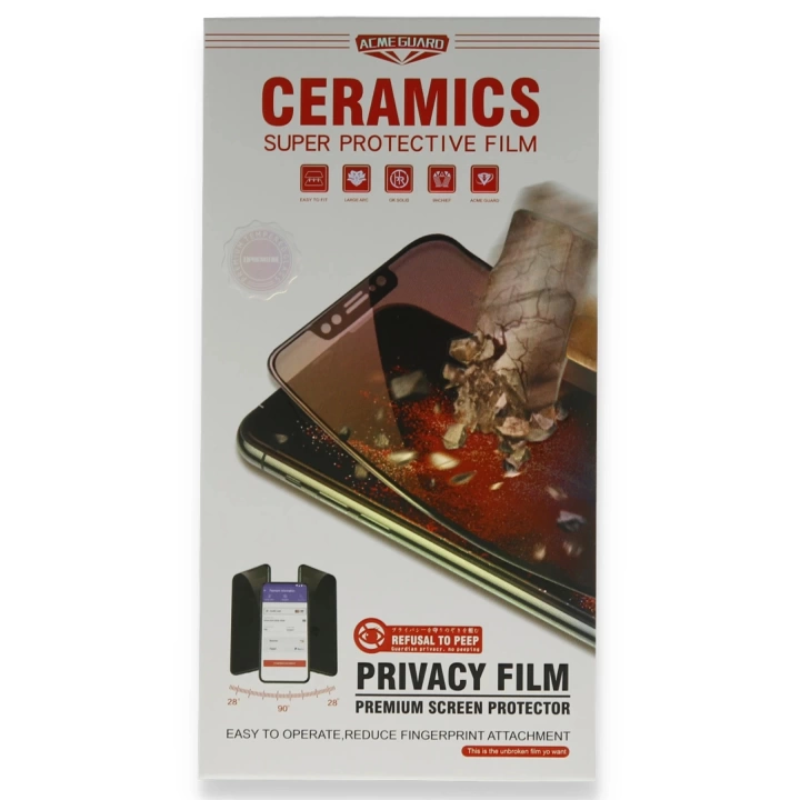 BFS  iPhone 6 Seramik Hayalet Nano Ekran Koruyucu - Siyah
