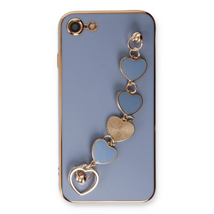 BFS  iPhone 7 Kılıf Esila Silikon - Gri