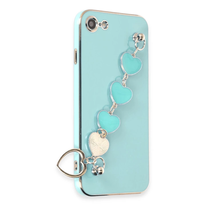 BFS  iPhone 7 Kılıf Esila Silikon - Su Yeşili