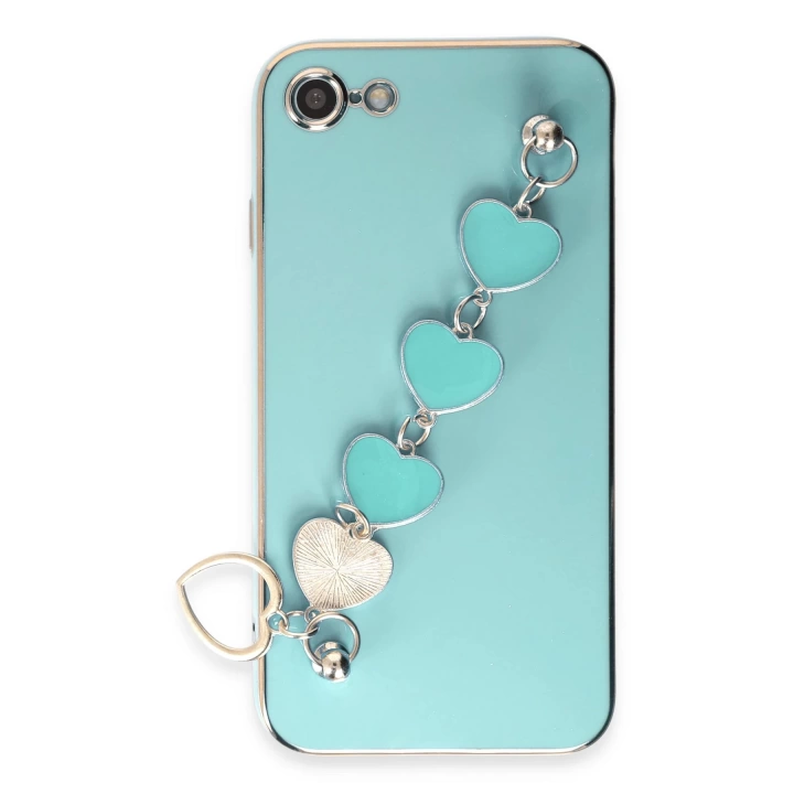 BFS  iPhone 7 Kılıf Esila Silikon - Su Yeşili