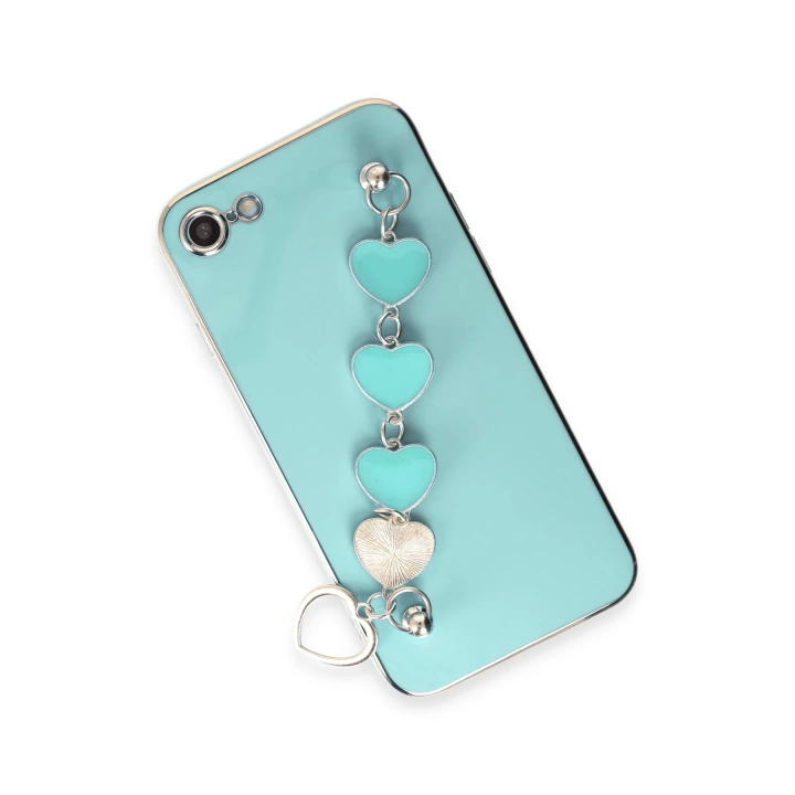 BFS  iPhone 7 Kılıf Esila Silikon - Su Yeşili