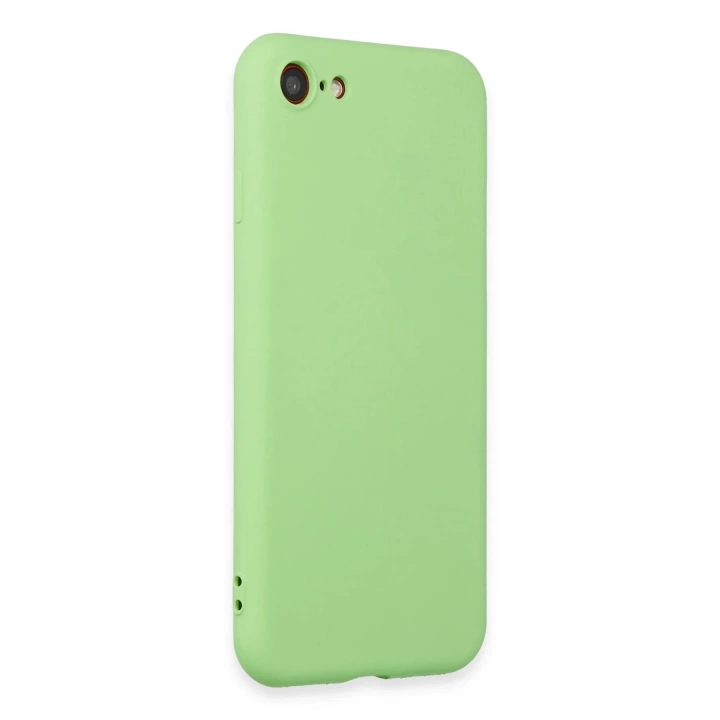 BFS  iPhone 7 Kılıf First Silikon - Açık Yeşil