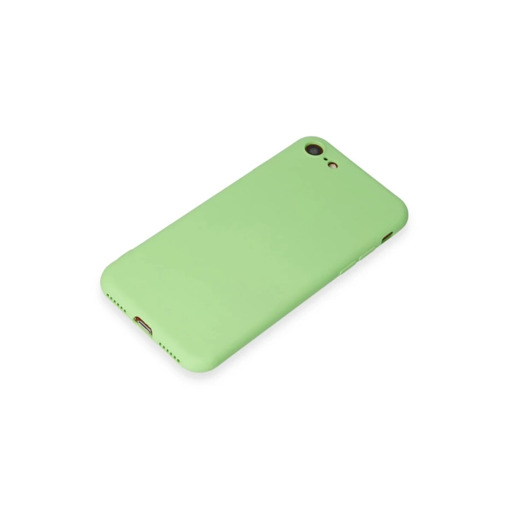 BFS  iPhone 7 Kılıf First Silikon - Açık Yeşil