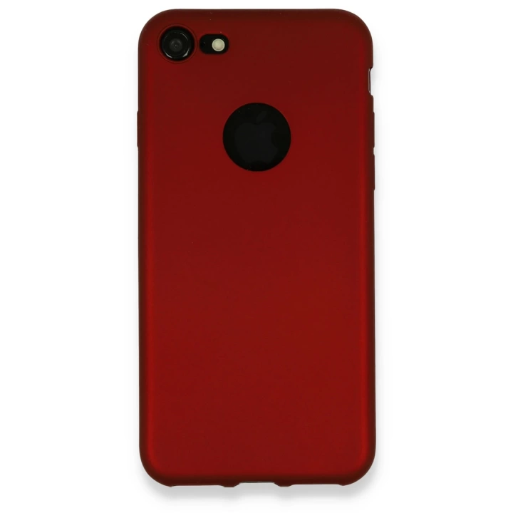 BFS  iPhone 7 Kılıf First Silikon - Bordo