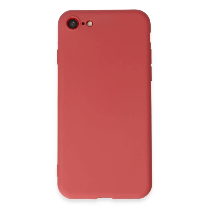 BFS  iPhone 7 Kılıf First Silikon - Kiremit