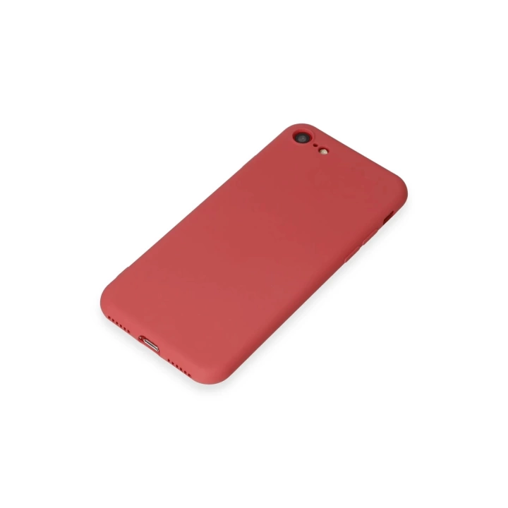 BFS  iPhone 7 Kılıf First Silikon - Kiremit