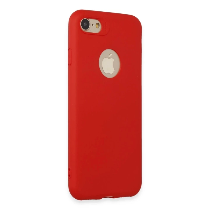 BFS  iPhone 7 Kılıf First Silikon - Kırmızı