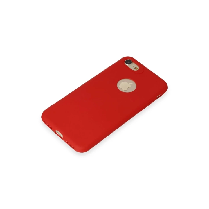 BFS  iPhone 7 Kılıf First Silikon - Kırmızı