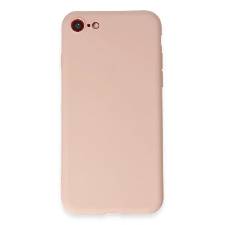 BFS  iPhone 7 Kılıf First Silikon - Pudra