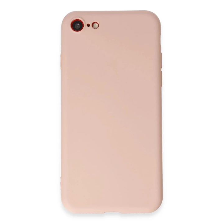 BFS  iPhone 7 Kılıf First Silikon - Pudra