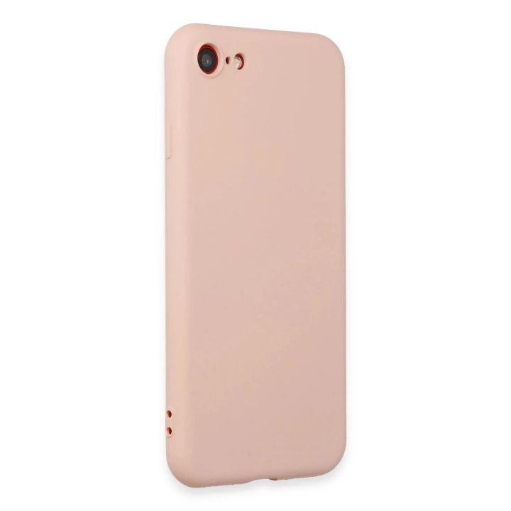 BFS  iPhone 7 Kılıf First Silikon - Pudra