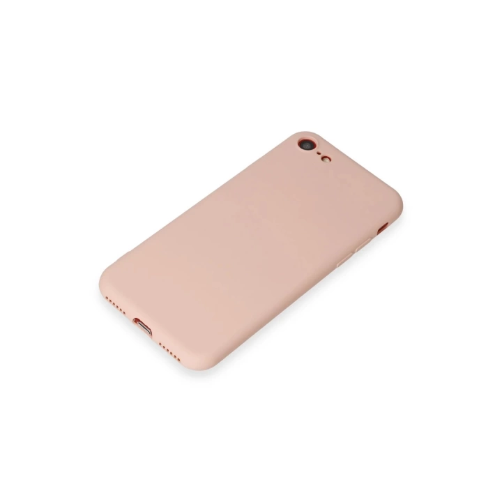 BFS  iPhone 7 Kılıf First Silikon - Pudra