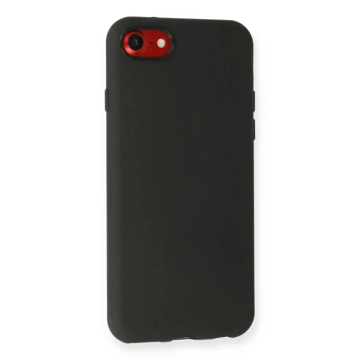 BFS iPhone 7 Kılıf First Silikon - Siyah