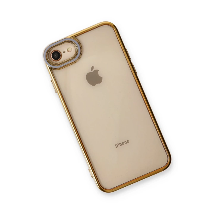BFS  iPhone 7 Kılıf Liva Lens Silikon - Lila