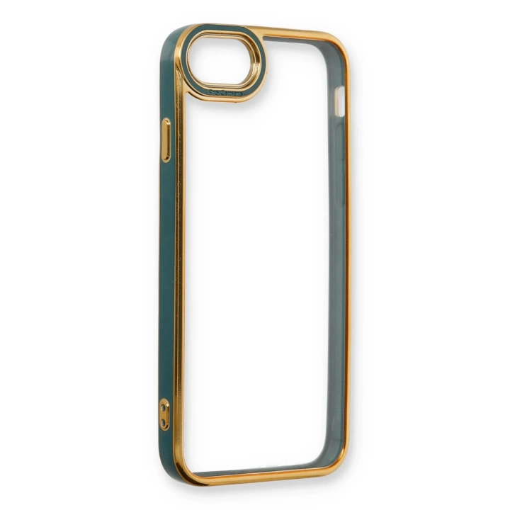 BFS  iPhone 7 Kılıf Liva Lens Silikon - Yeşil