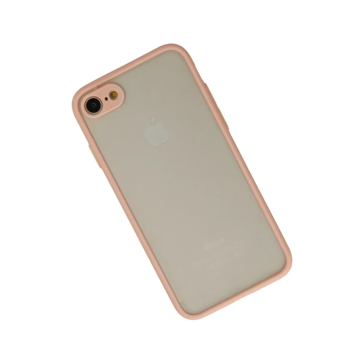 BFS  iPhone 7 Kılıf Montreal Silikon Kapak - Pembe