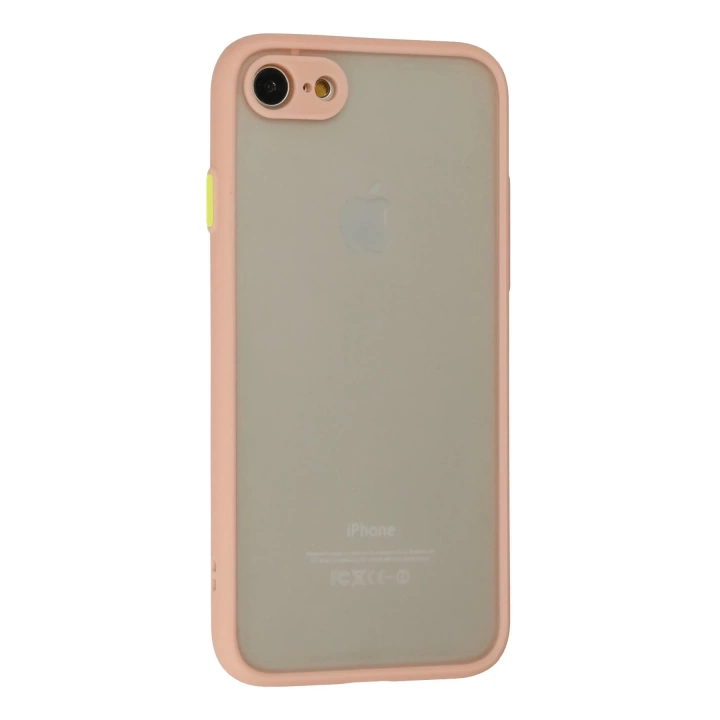 BFS  iPhone 7 Kılıf Montreal Silikon Kapak - Pembe