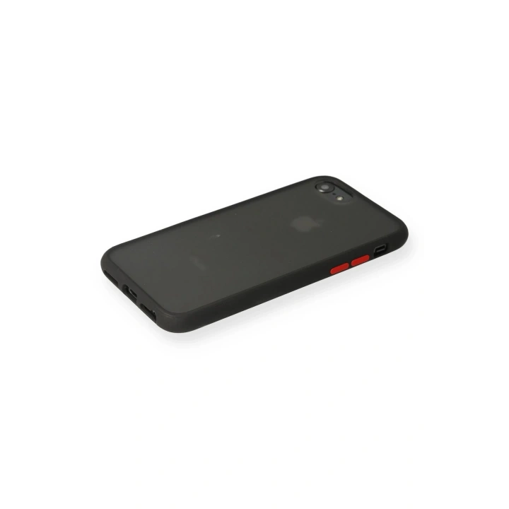 BFS  iPhone 7 Kılıf Montreal Silikon Kapak - Siyah